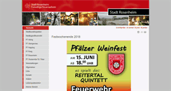 Desktop Screenshot of feuerwehr-rosenheim.de